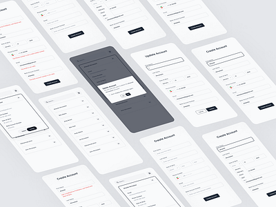 CRUD Design app branding create account design form interface ios iphone log in login mobile design onboarding sign in sign up signup ui ui design uidesign uiux ux