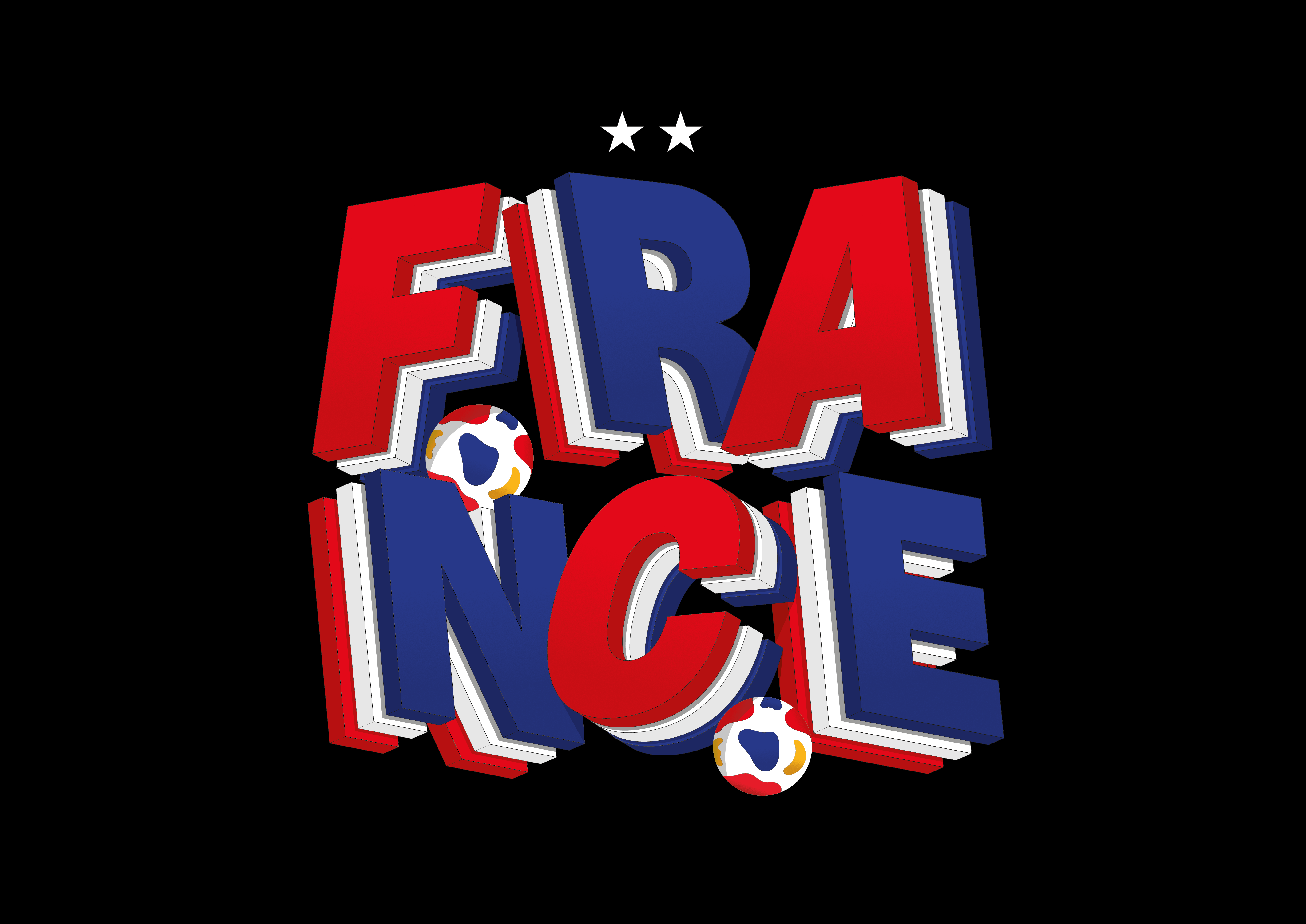 FRANCE 3d art fifa world cup football france futebol graphic design hand lettering illustration isometric isometric illustration isometric typography lettering lettering art lettering artist soccer summer type design typography world cup