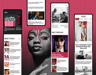 Variety | Redesign new website branding concept creative design figma illustration magazine news website redesign ui ux web design