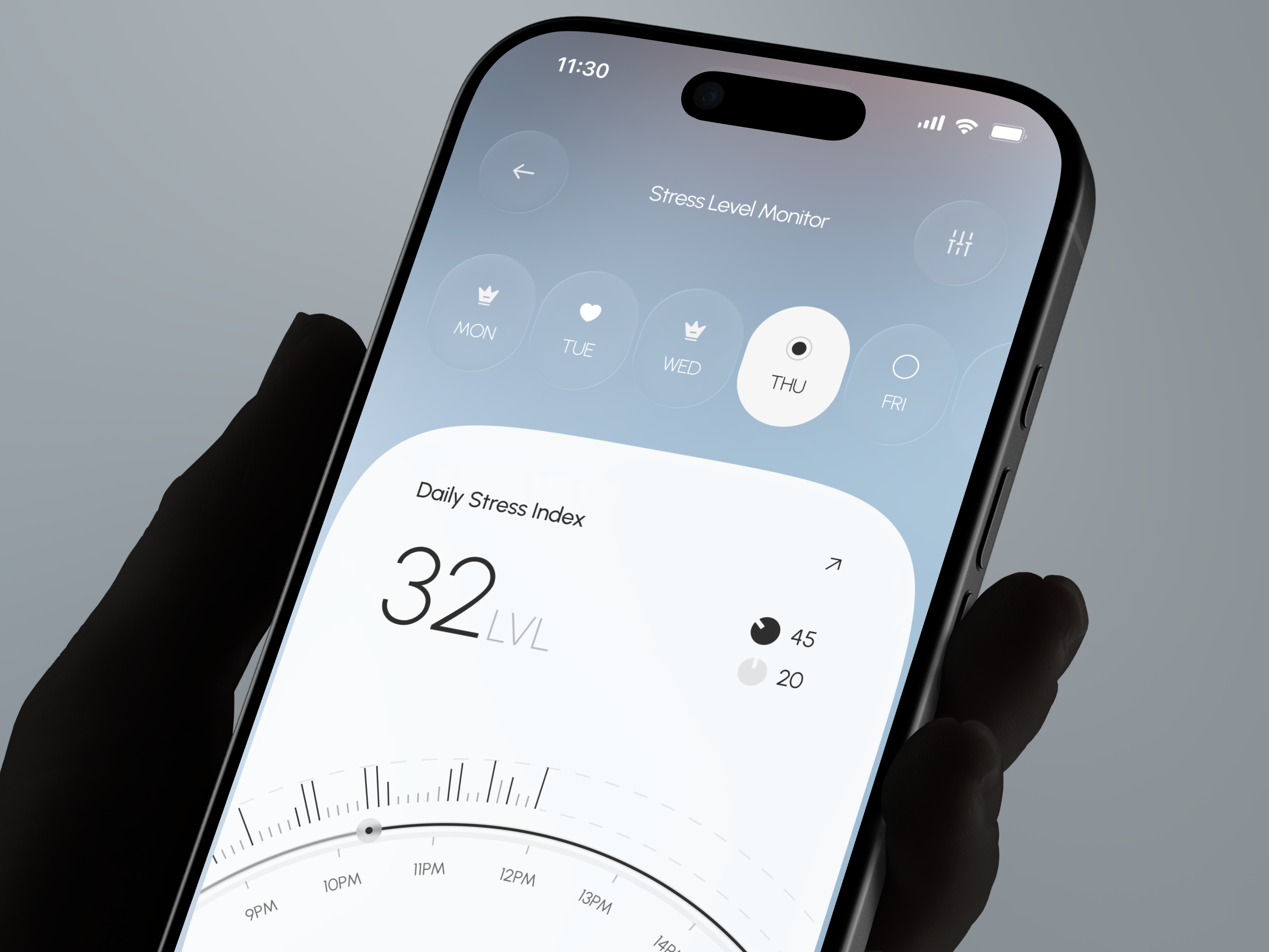 Synvy Neuro Mobile App - Health Tracking App UI ai analytics app b2b businees business crm dashboard design health healthtech interface mobile product saas service software ui ux wellness