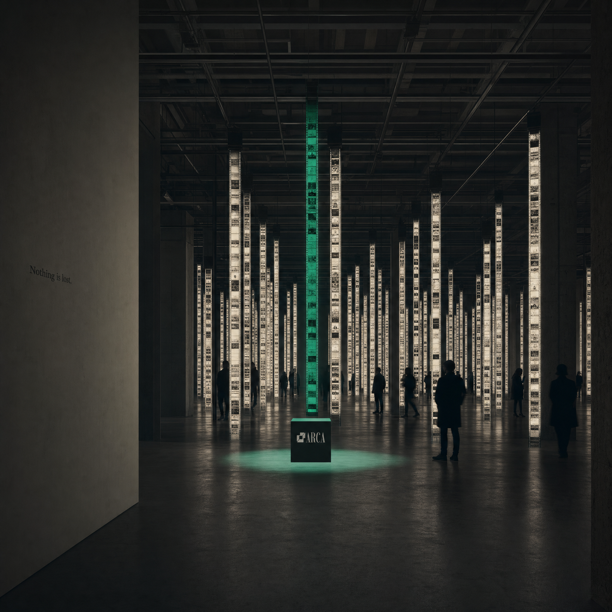 ARCA — The Archive Is Alive branding design graphic design landing page logo ui ux vector web design