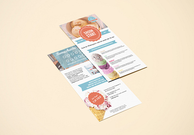 Eispalast Flyer branding customer design flyer graphic design icecream illustration logo mockup typography vector