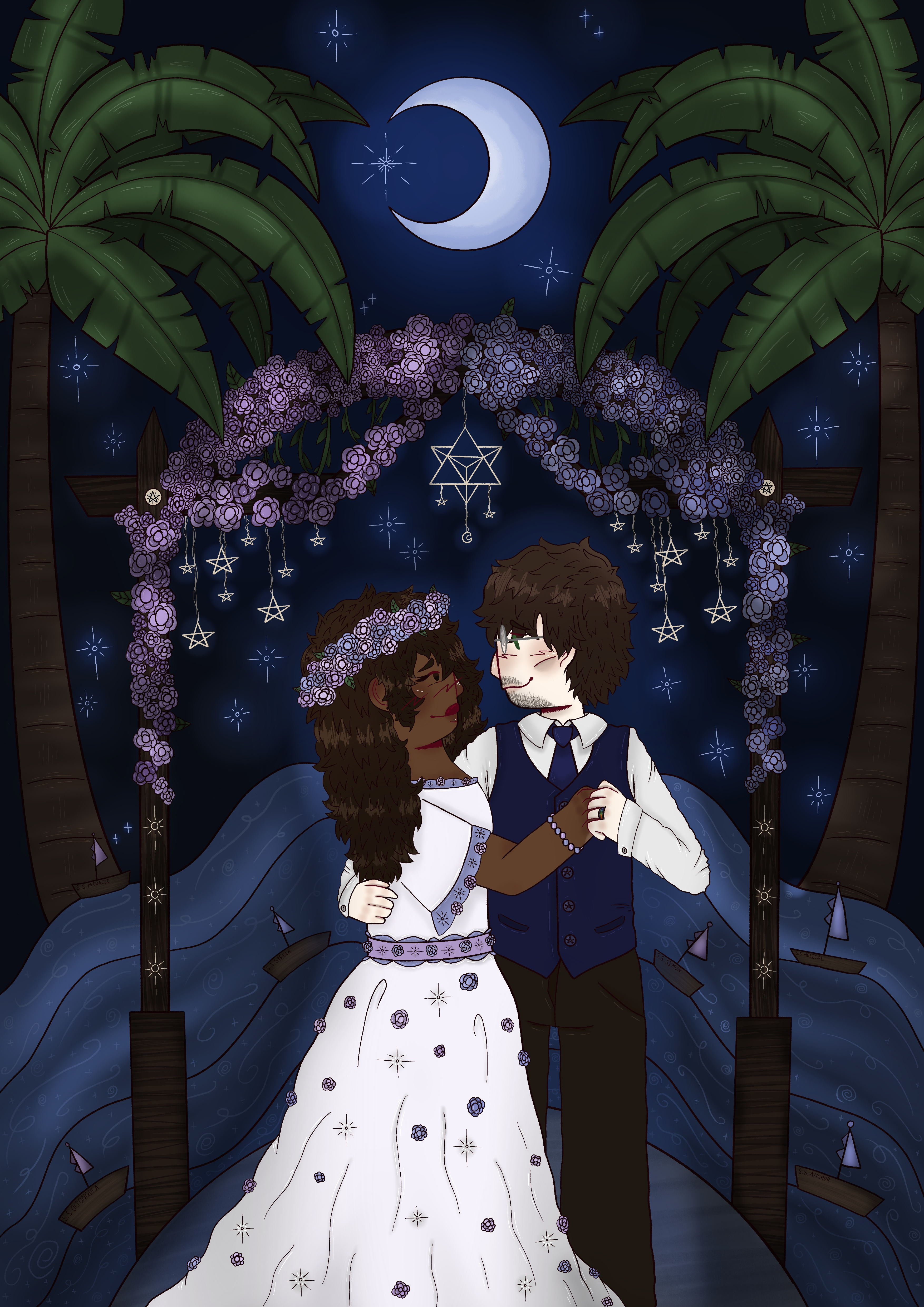 Wedding themed poster - April 2024 adobe graphic design illustration photoshop poster wedding