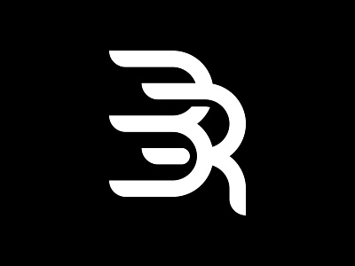 BR b b letter branding design identity illustration letter logo logotype mark monogram r r letter symbol typography