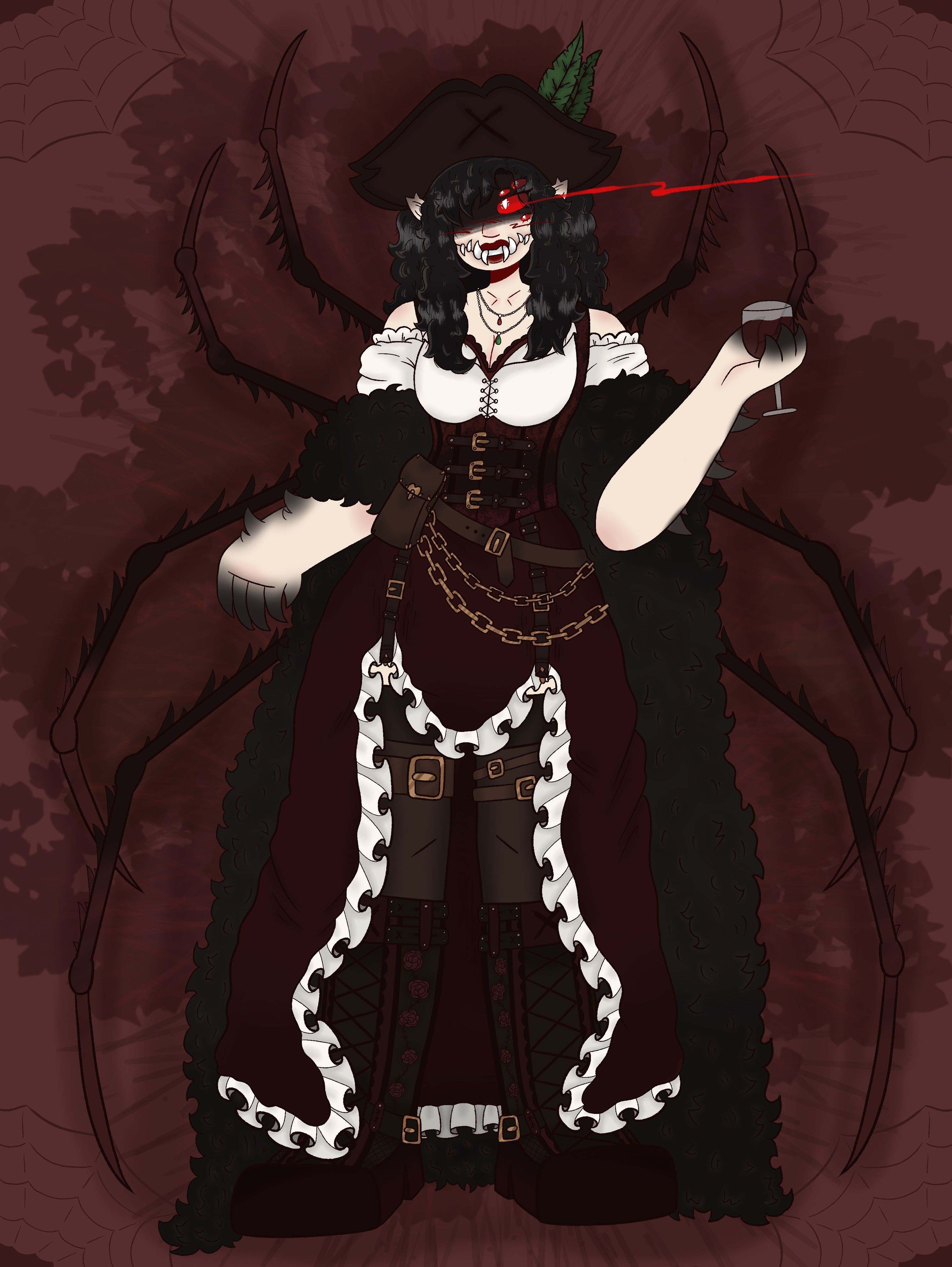 Charlotte Velour - February 2025 character character design graphic design illustration procreate