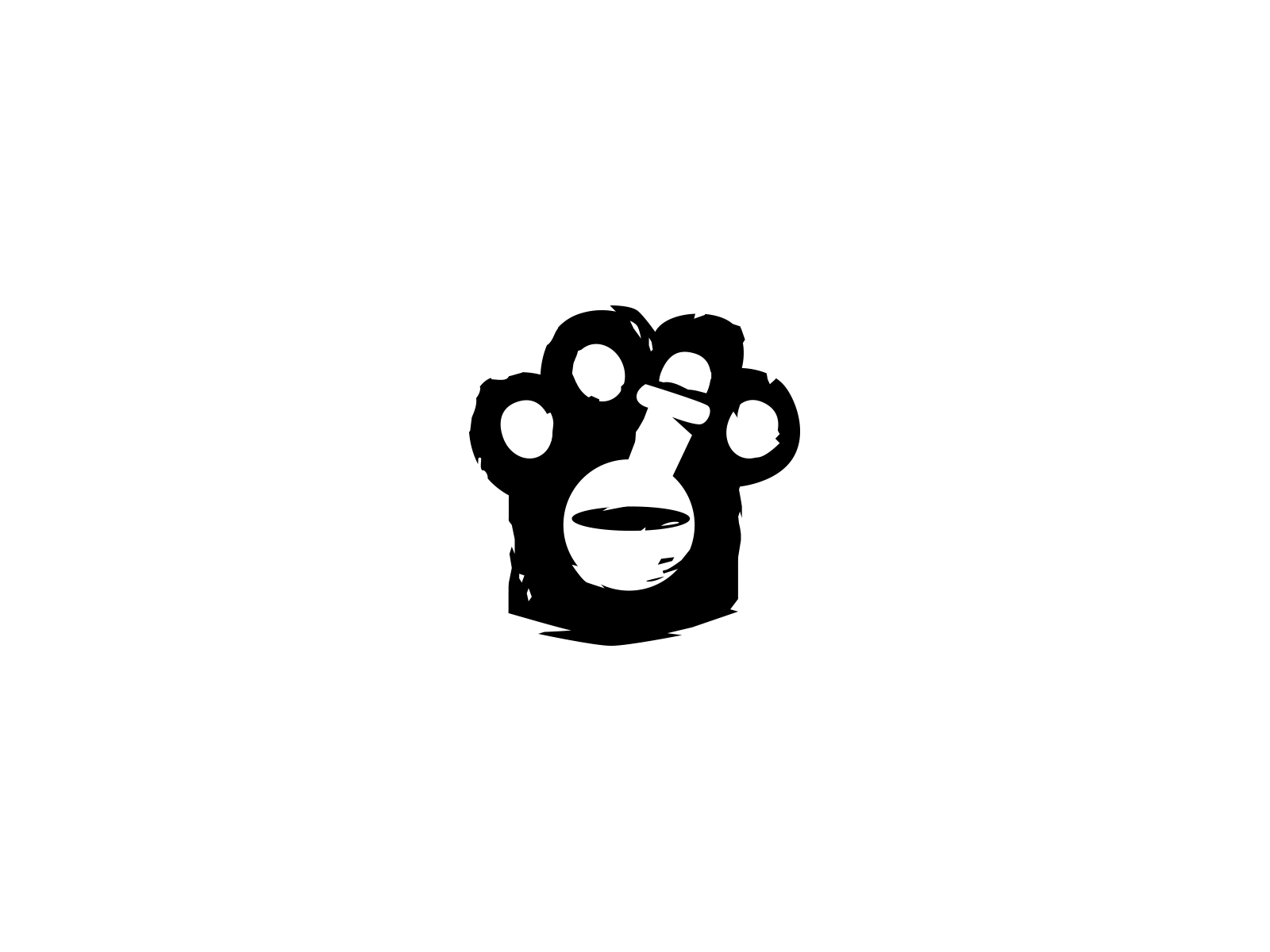 Magical paw logo bottle brand brand design brand designer branding branding design branding designer logo logo design logo designer logodesign logodesigner logotype magic negative space negative space logo paw