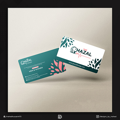 Business Card Design branding business card design digital marketing graphic design illustration logo massage medical spa ui ux vector