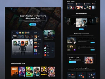 OTT Streaming Guide dark mode dark theme dark ui dark website drama justwatch movies tv shows netflix ott over the top player reels shorts streaming video playback videos youtube