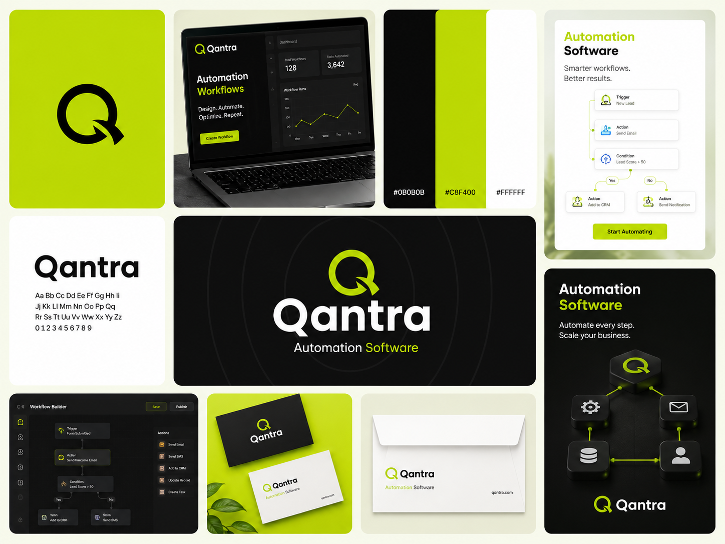 Automation Software Logo & Brand Identity Design | SaaS Branding automation logo automation software branding brand identity brand strategy brand style business branding corporate branding creative logo design logo designer minimal logo design modern logo design packaging design saas logo design software branding software company branding startup branding tech company logo technology brand identity visual identity design workflow automation