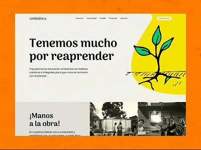 Simple sustainable actions through effective UX/UI animation illustration nature recycle sustainability ui web website