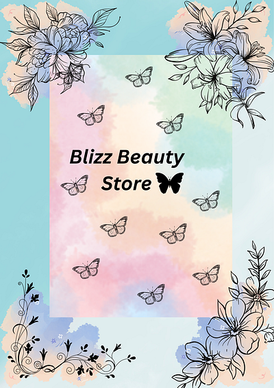 Beauty Store Logo graphic design logo