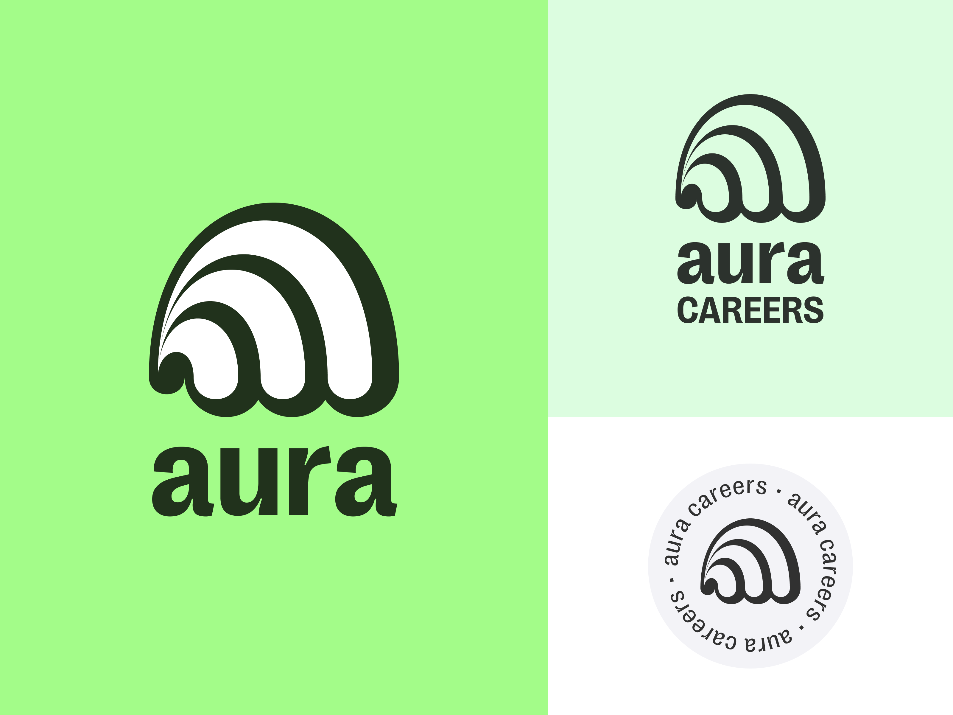 Aura Logo branding career logo visualidentity