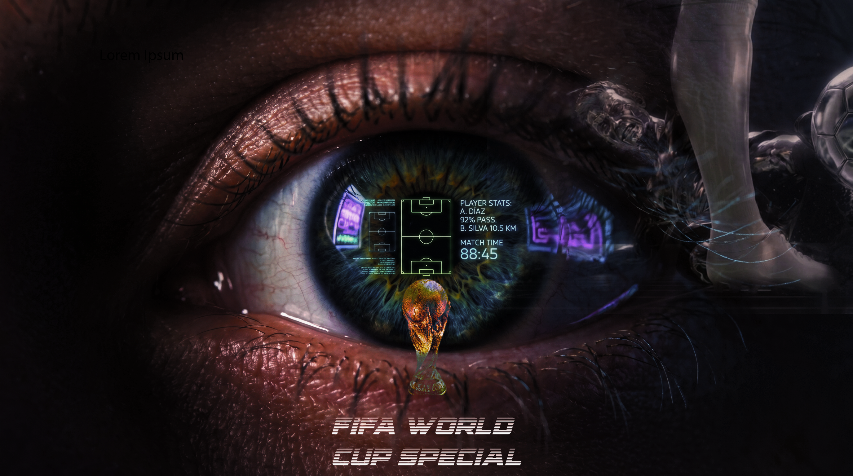 Electrifying Football AdStyleframes - World Cup Style design graphic design illustration motion graphics