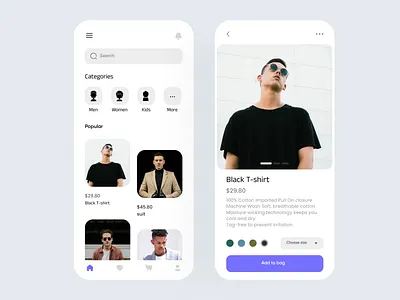 Ecommerce- App Design 3d animation app design branding dashboard design design graphic design illustration landing page logo motion graphics ui vector website