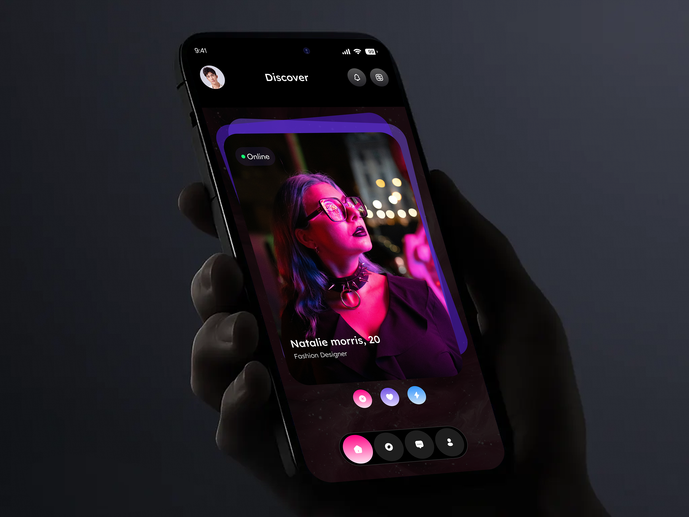 Veloura - Premium Dating App UI/UX Design app design dark mode ui dating app dating mobile app dating ui filter ui ios match discovery matchmaking app mobile app mobile app design mobile ui modern ui onboarding screen premium ui relationship app social app startup app ui design ux design