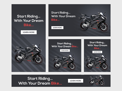Bike Web Banner Design | Product Banner | Ads Images bike banner product listing shopify ads image