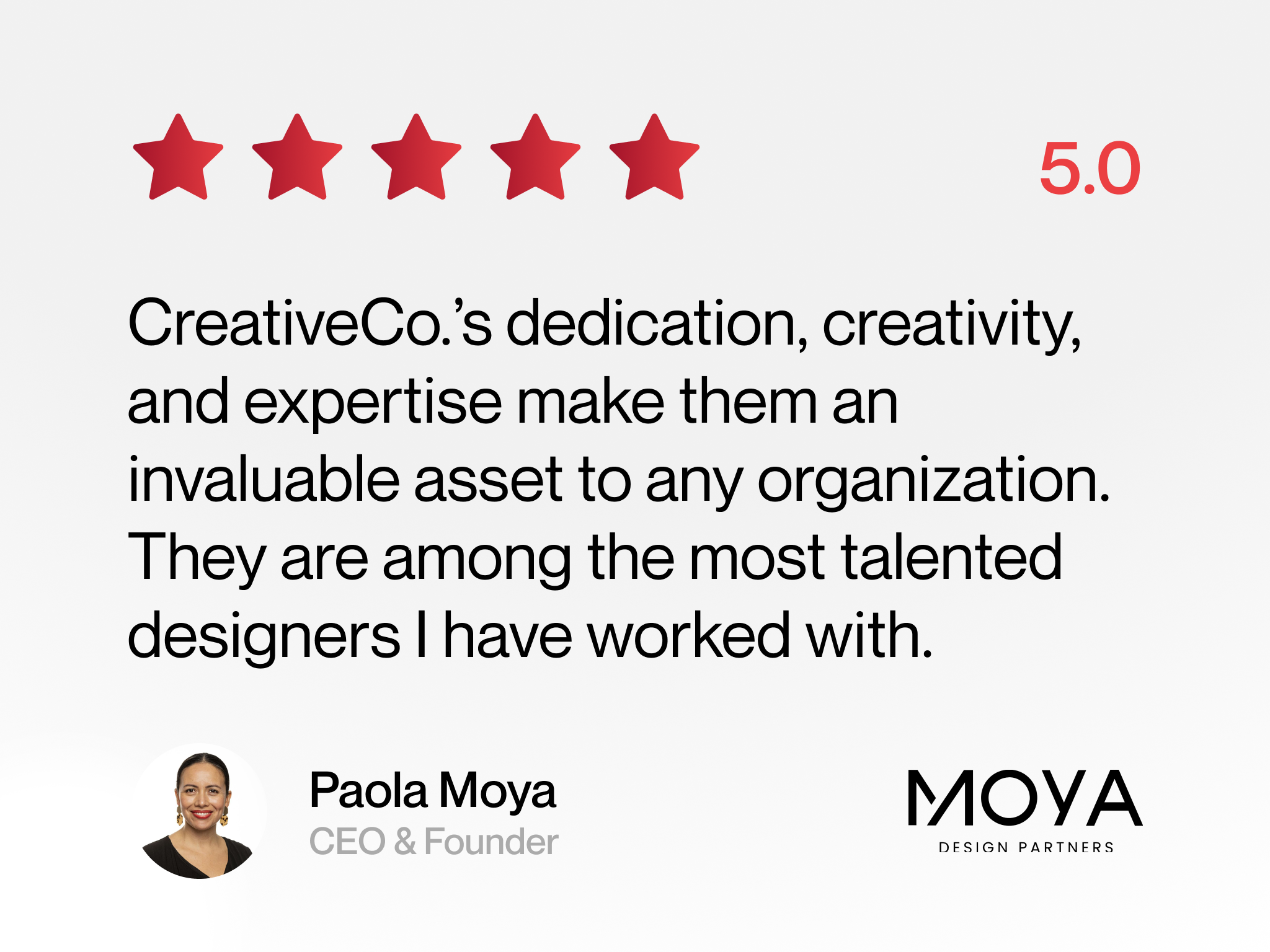 What Our Clients Say | Testimonials | CreativeCo. ad creatives ai visual workflows art direction brand brand identity brand identity design brand strategy branding creative direction design graphic design hospitality landing pages logo logo design real estate rebranding web design website website design