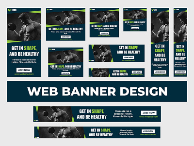 Gym\Fitness Banners | Shopify Banners body building banner fitness banners gym shopify ads image