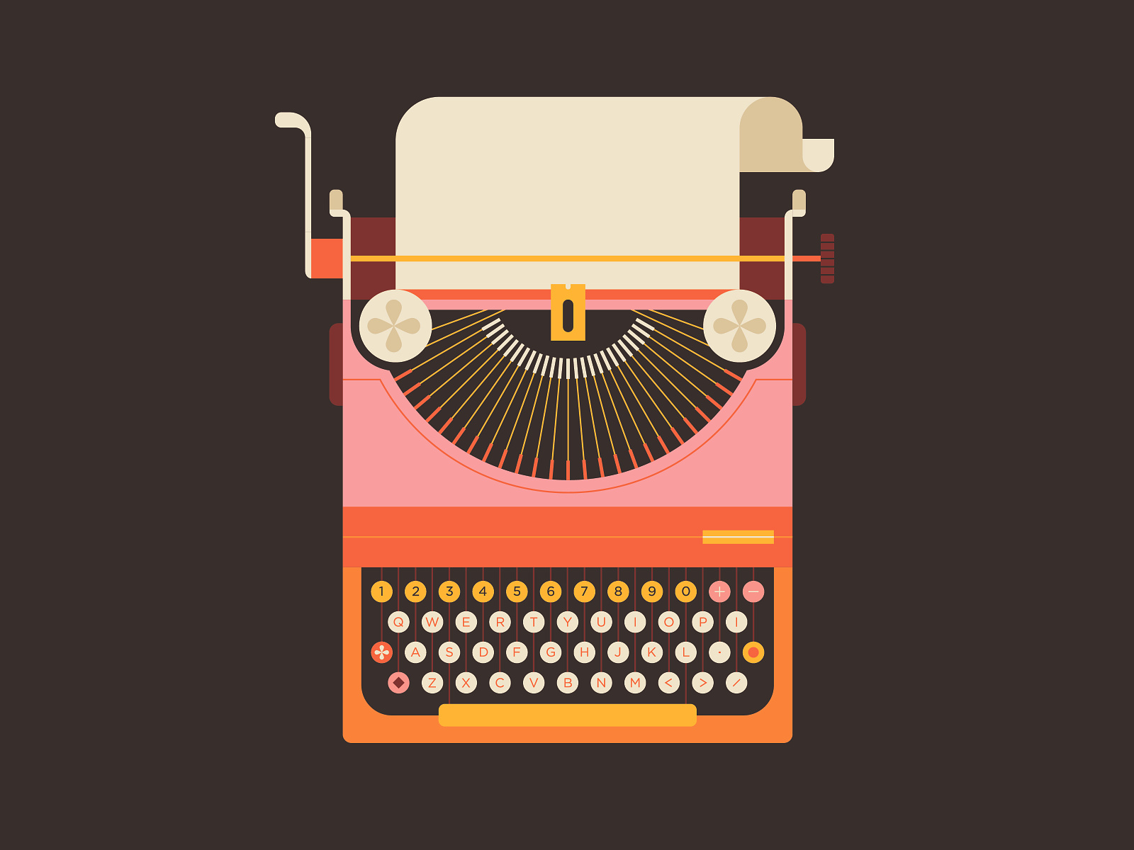Vintage - Typewriter by Makers Company on Dribbble