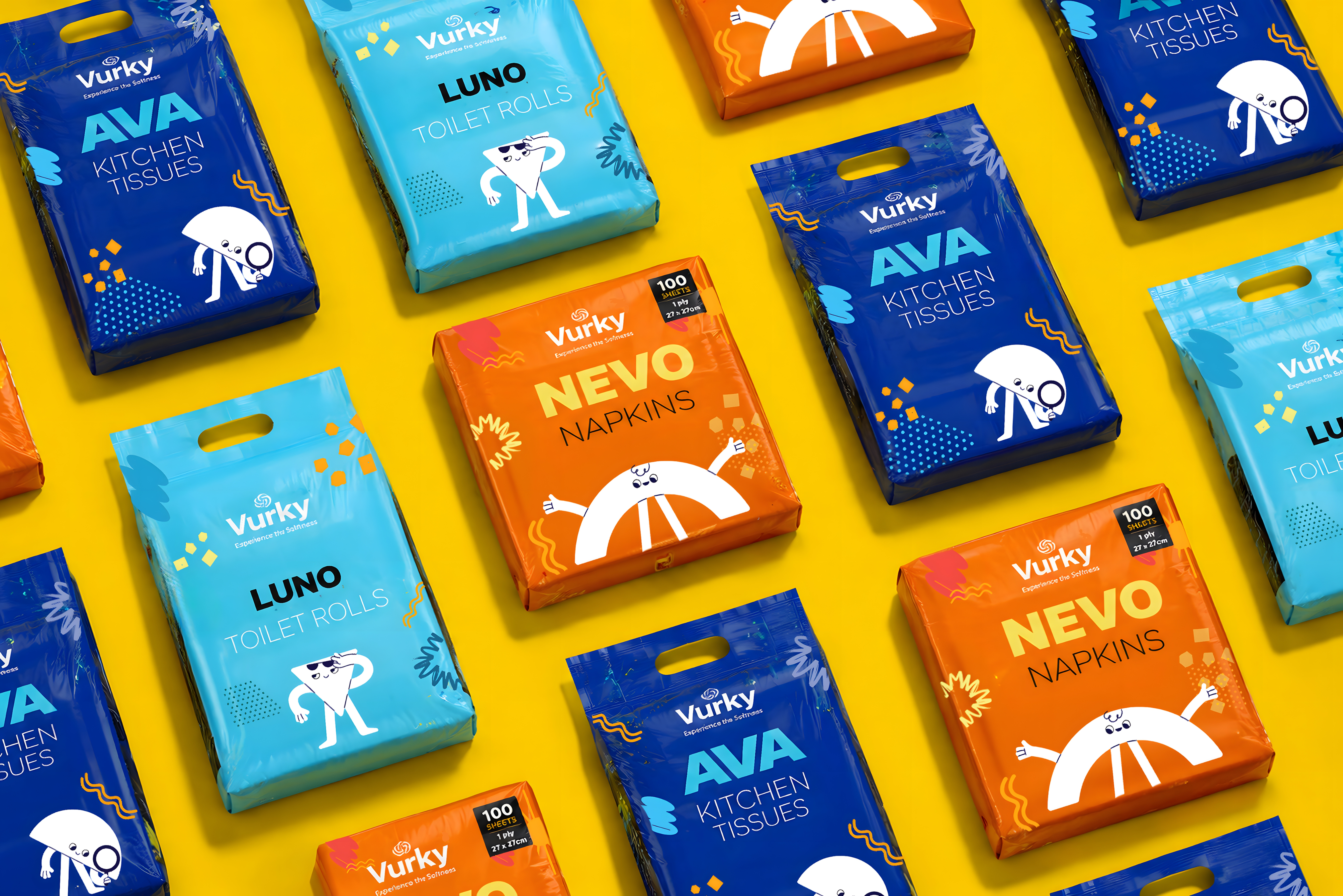 Vurky | Product Packaging Design, Brand Identity 3d animation branding graphic design logo motion graphics ui
