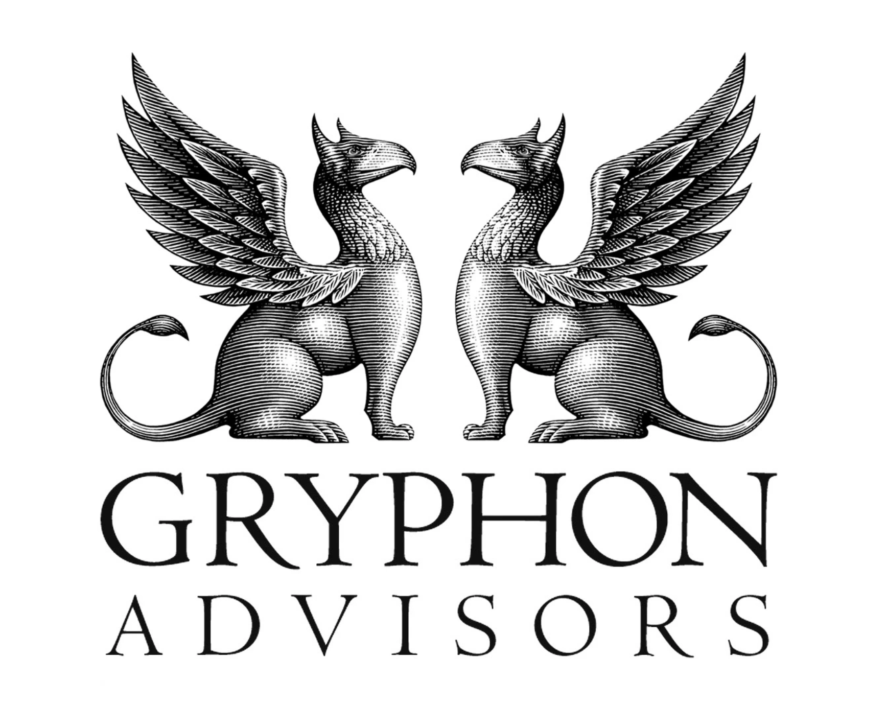 Gryphon Advisors Logo Mark Illustrated by Steven Noble artwork branding design engraving etching illustration line art logo scratchboard steven noble woodcut