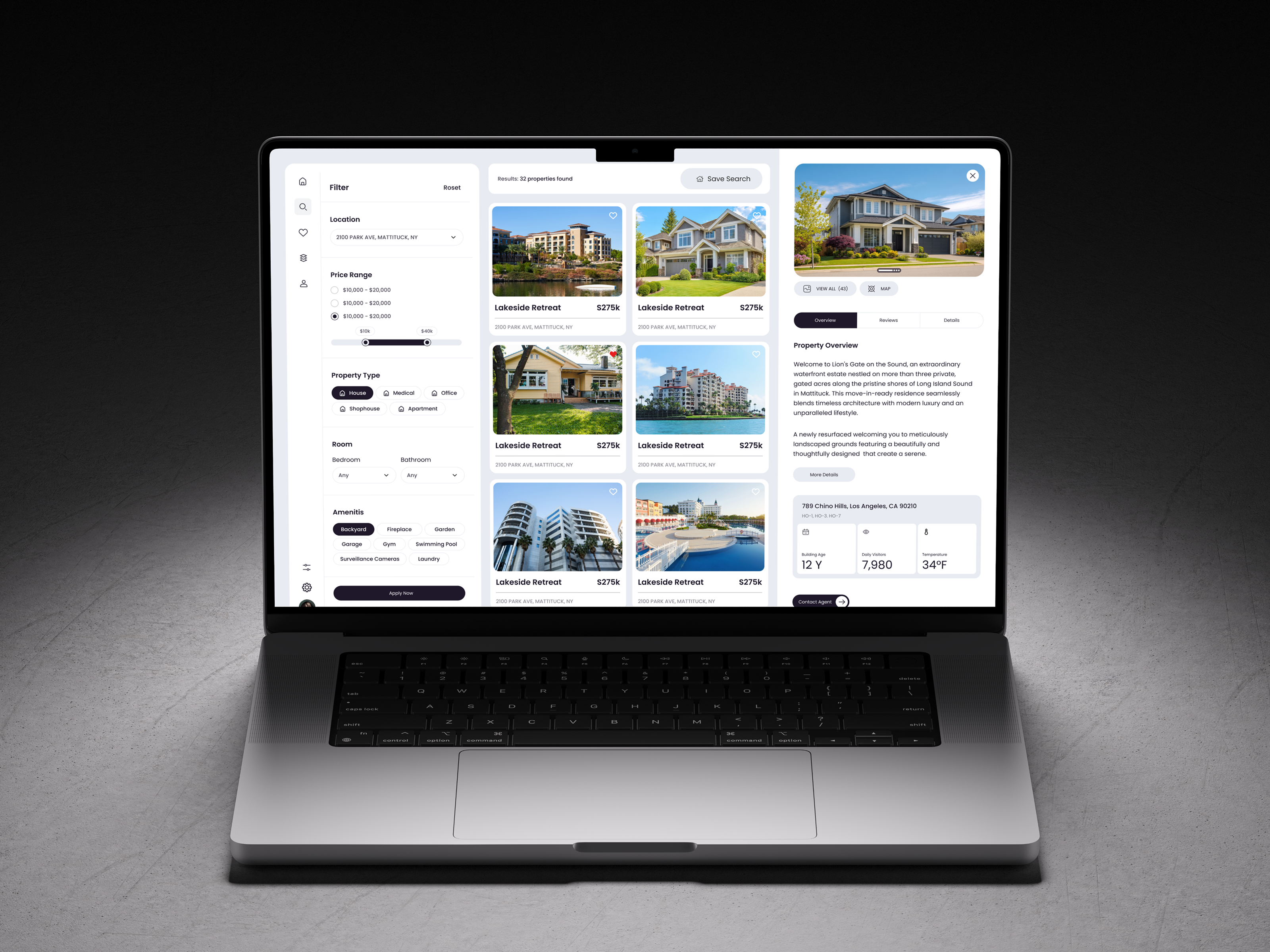Real Estate Dashboard Design admin dashboard marketplace ui modern dashboard product property dashboard property listing property management real estate app real estate dashboard real estate ui real estate website web
