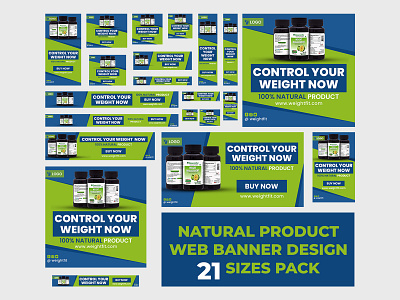 Weight Lose Web Banner Design | Amazon Product Listing Images amazon product banners product banners product listing shopify ads image weight lose banner