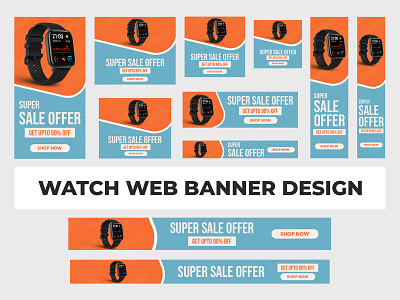 Tech | Gadget | Smart Watch | Ecommerce Web Banner Design ecommerce smart watch banner gadget banner shopify ads image tech banners