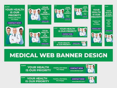 medical banner vertical