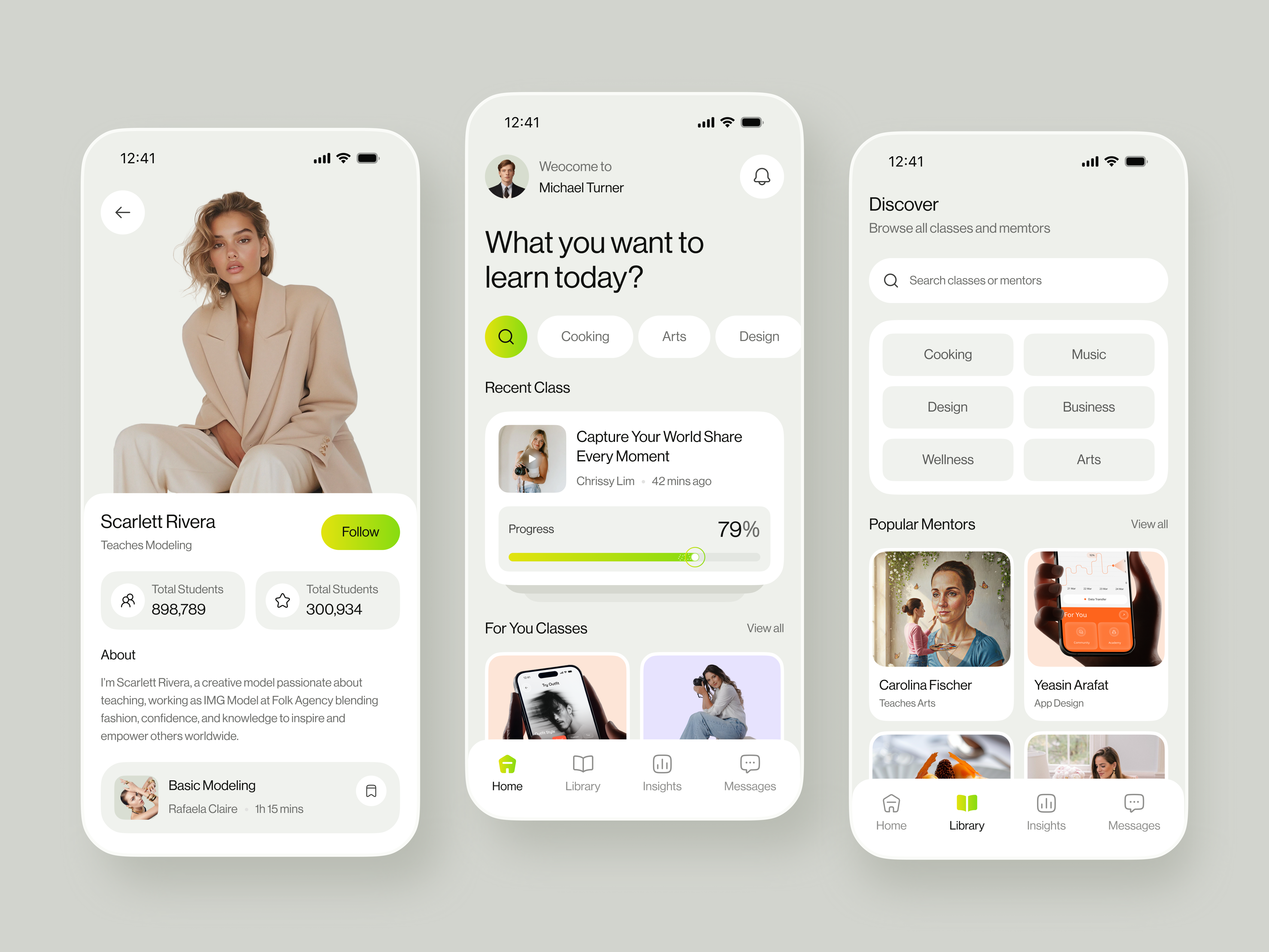 Educational Marketplace App UI Case Study app design ed tech education app graphic design learning app mobile app online learning saas design uiux user interface web