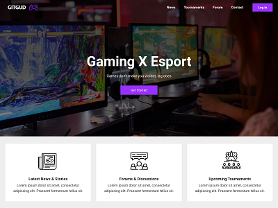 Gaming X Esport - a gaming and eSport theme for WP blog blogging community design dota esport gaming league listing lol template theme website wordpress wow