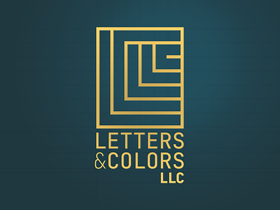 Letters & Colors, LLC branding company graphic design grid jetbrains mono lines logo modern monospace typography