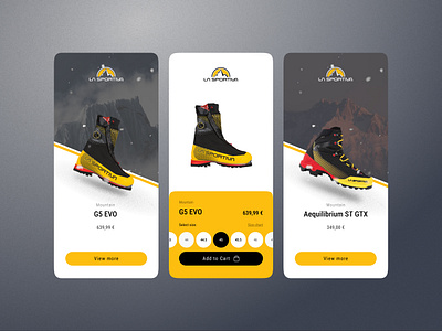 La Sportiva | App Concept animation app concept design jose miguel serna lasportiva motion design ui ui motion ux web web design