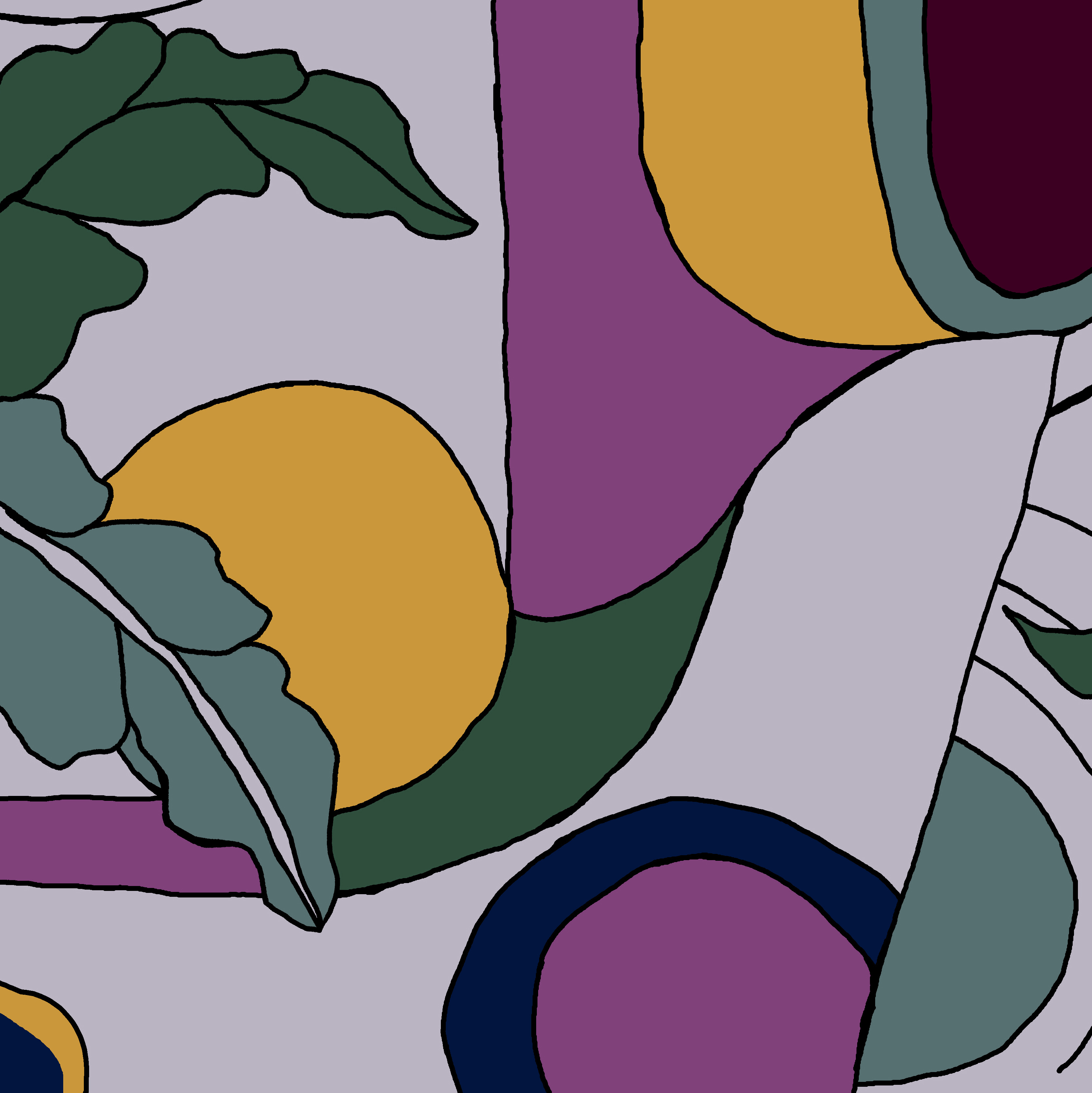 Retro Mod Shapes abstract abstract pattern design fashion floral geometric pattern illustration mid century modern pattern design retro pattern seamless pattern surface design textile design textile print wallpaper design