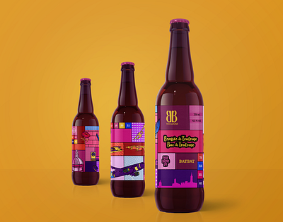 Brand Identity - Beers from Toulouse advertising art arts beers bottle brand branding colorful colors creation creator design drawing fonts graphic design identity illustration logo packaging stickers