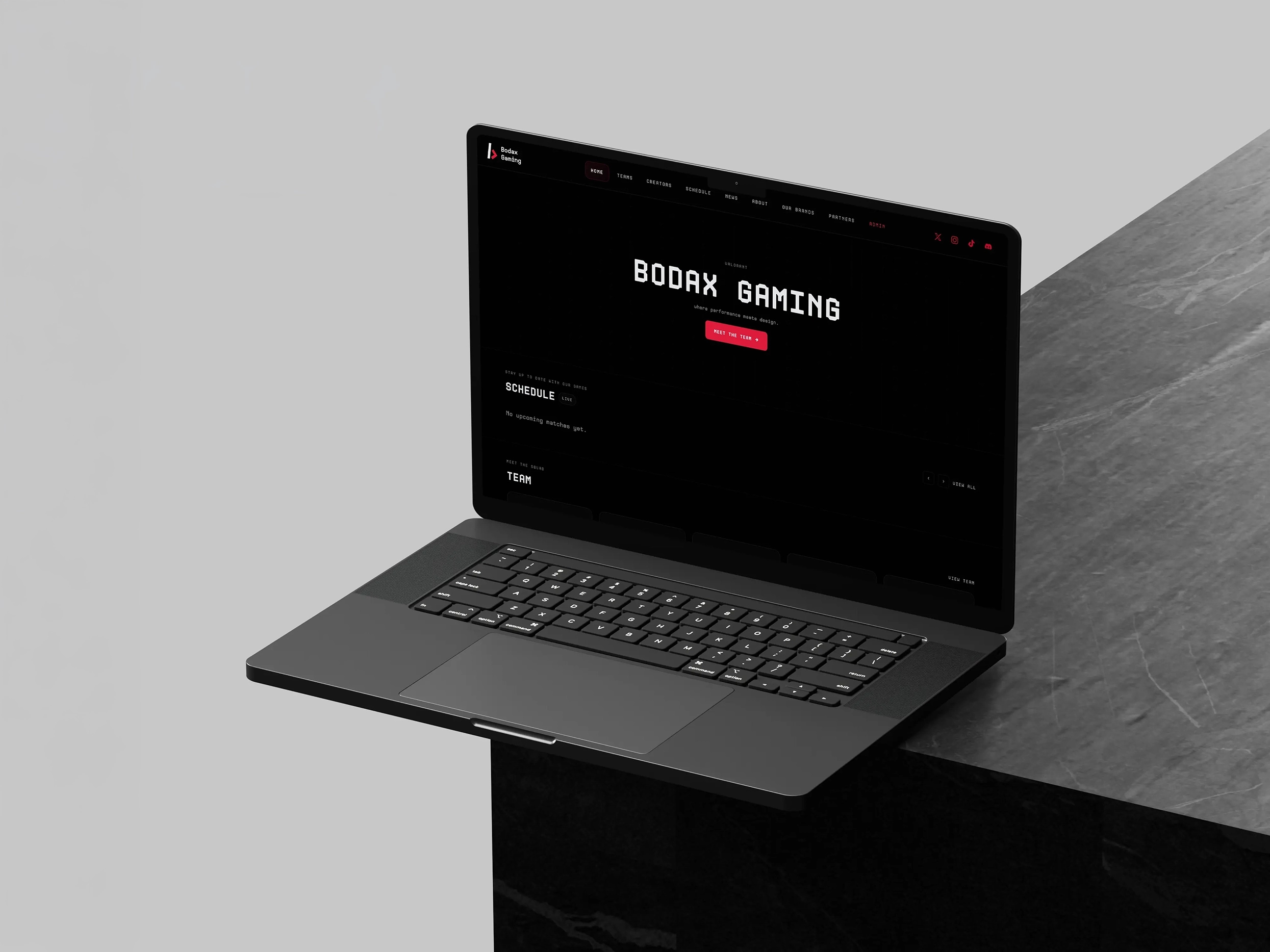 Bodax Gaming – Esports Team Brand Identity b b logo brand identity branding esports gaming graphic design logo logo design pitch deck presentation red ui ux