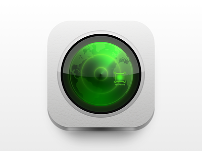 FindMy icon for iOS 6 - Nostalgic designs app branding design findmy graphic design icon illustration ios ios6 logo nostalgic skeuomorphism ui vector