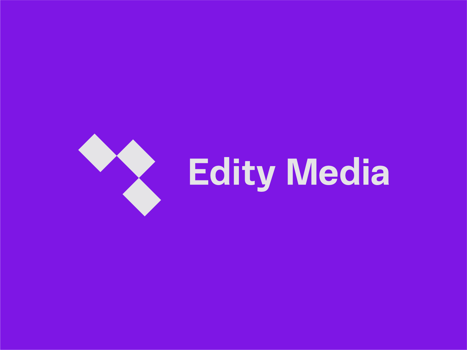 Edity Media – Social Media Marketing Brand Identity Concept brand identity branding e logo editing graphic design logo logo design purple social media marketing stationary violet