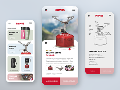 Primus Store andriod app application buy concept design e com ecom interface ios iphone mobile mobile ui primus shop store ui uiux ux web shop