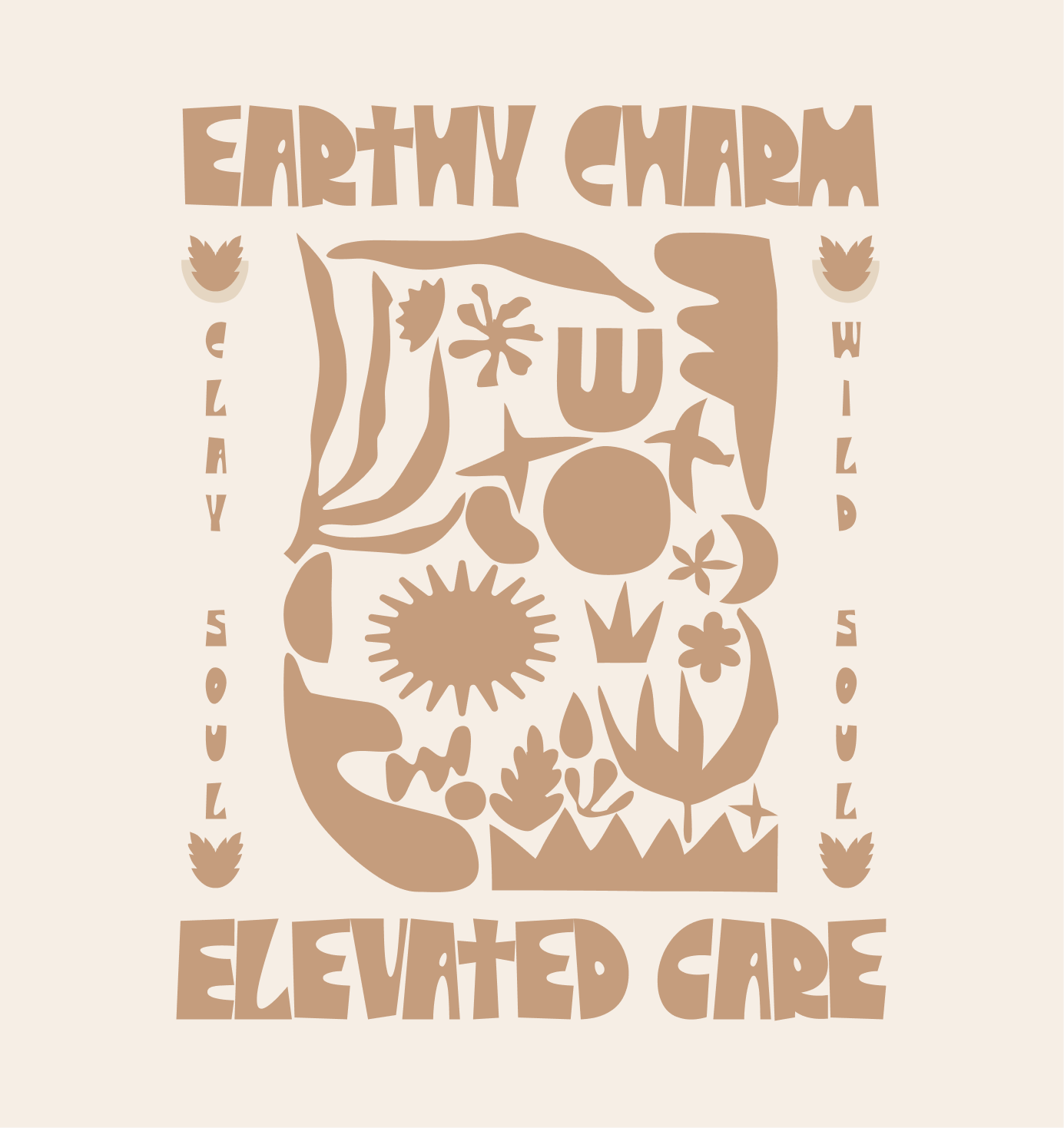 Embracing Natural Living bohemian ecofriendly graphicdesign naturalproducts organic posterdesign sustainable
