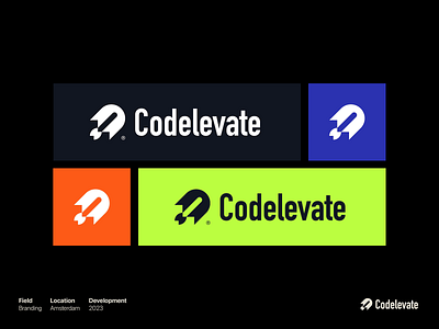 codelevate® animation brand brand identity branding brandmark custom mark design gif graphic graphic design identity logo logo design logo designer mark mp4 studio symbol trademark ui