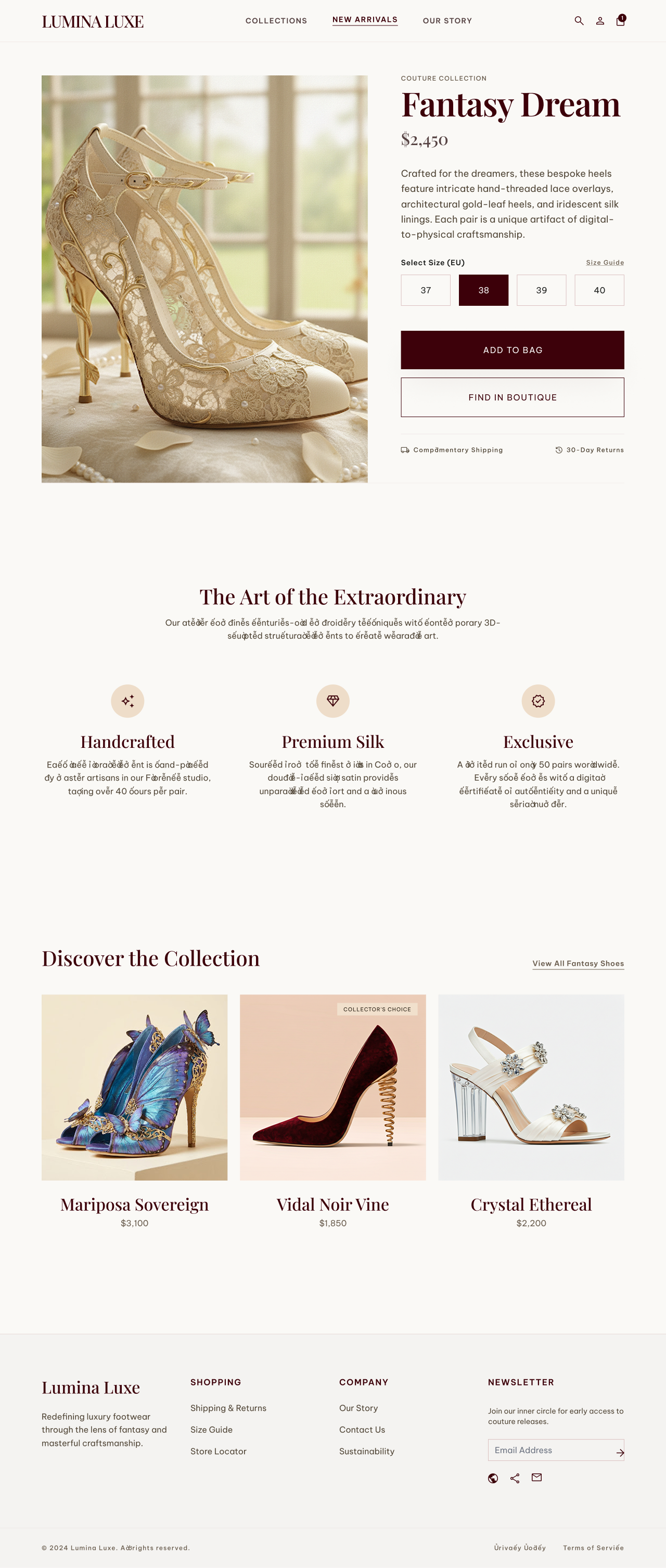 Women’s shoe store figma shoes shop store ui ux women