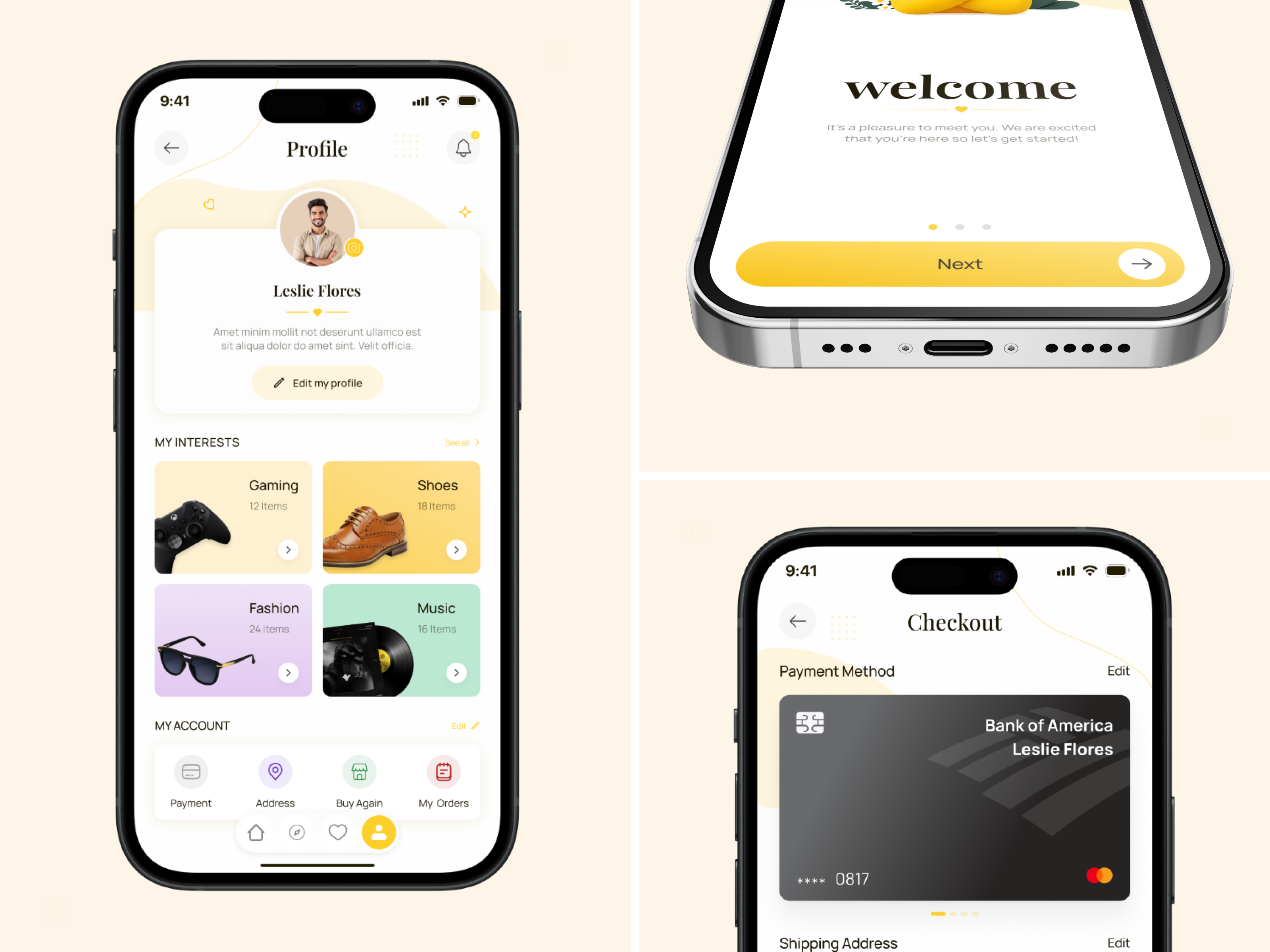 Modern Shopping App UI Design appdesign appui cartui checkoutui dailyui ecommerceapp figmadesign interfacedesign mobileapp mobileui ordertracking paymentui productdesign profileui shoppingapp uidesign uiux userinterface uxdesign visualdesign