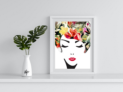 Home Decor + Wall Art art artwork beauty design fashion flowers illustration painting