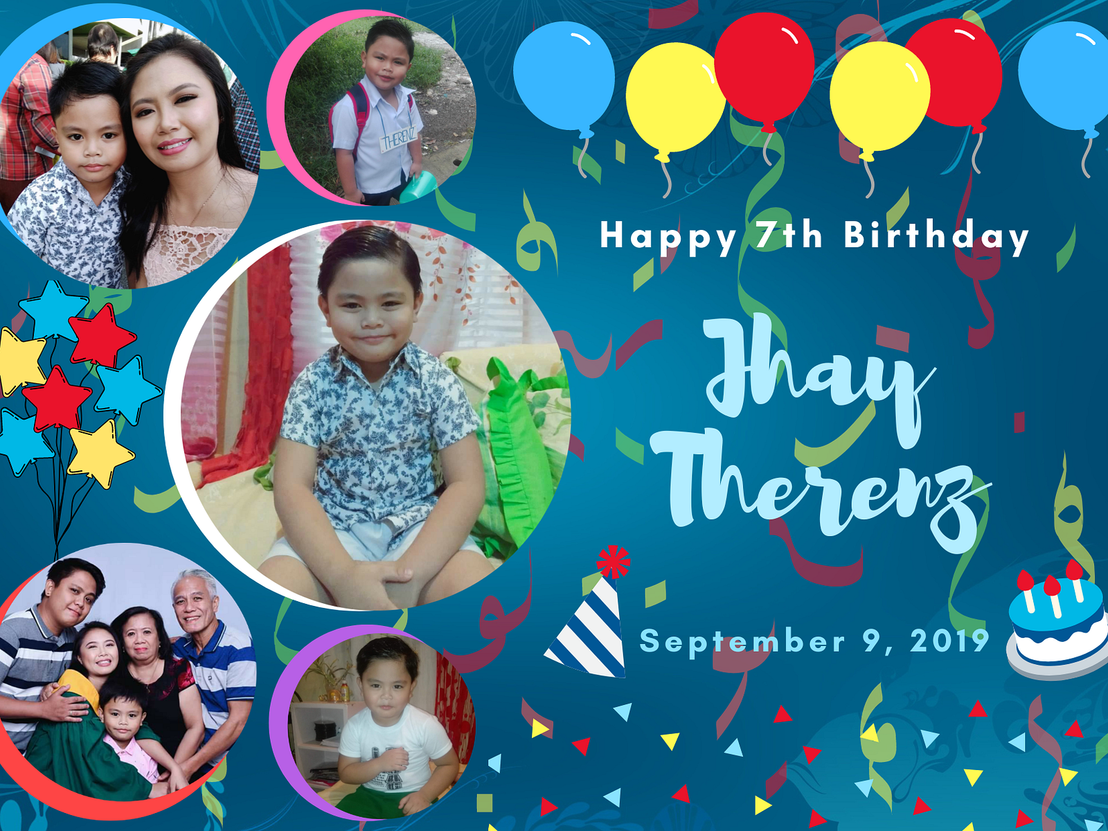 Birthday Tarpaulins by Catherine Faith Laguidao on Dribbble