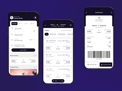 Booking Tickets I Mobile App animation app booking clear design figma home ios mobile app mobile app design mobile design plane product tickets ui user interface user interface design ux uxui