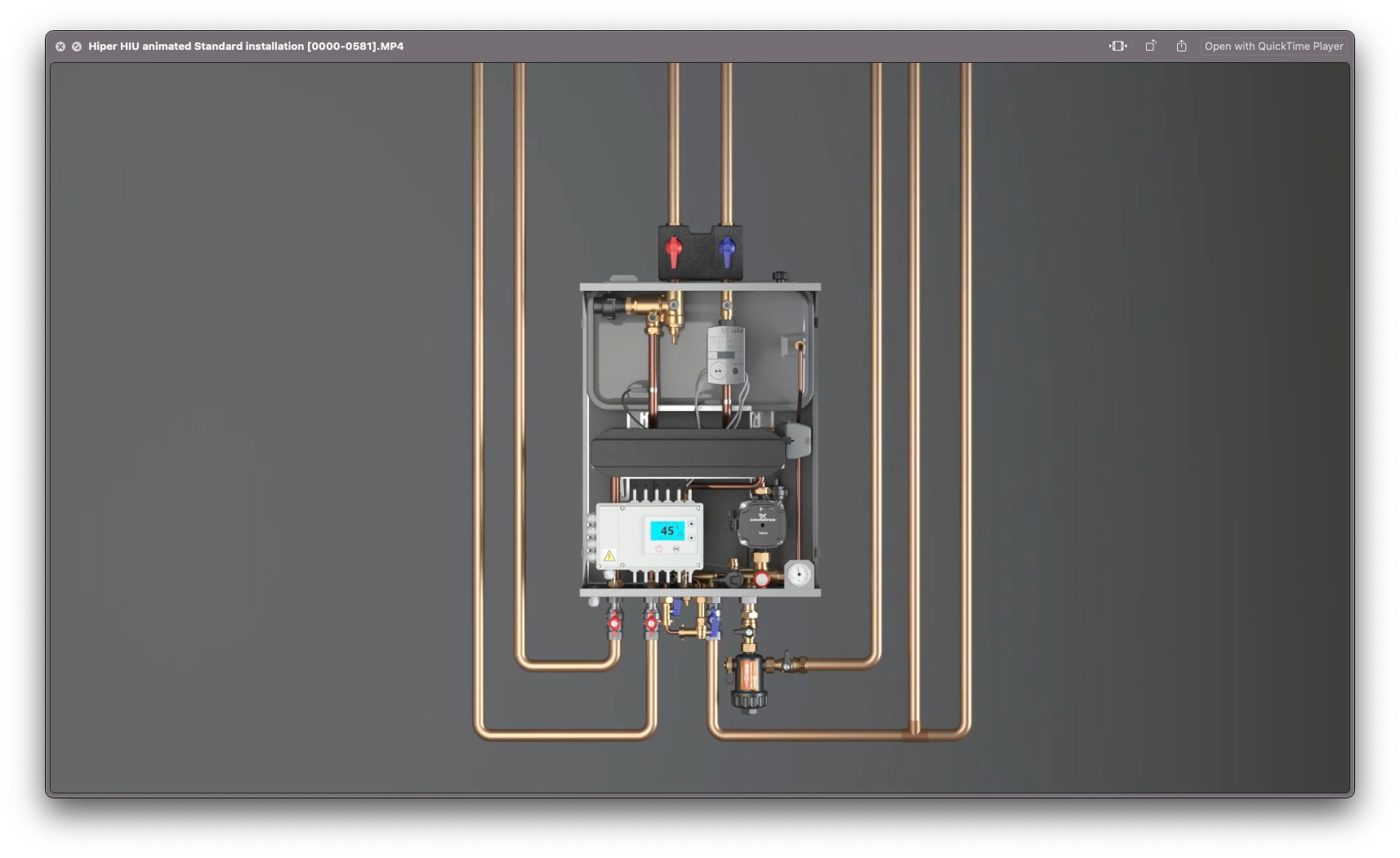 Heat Interface Unit - Installation animation 3d animation cgi motion graphics packshot