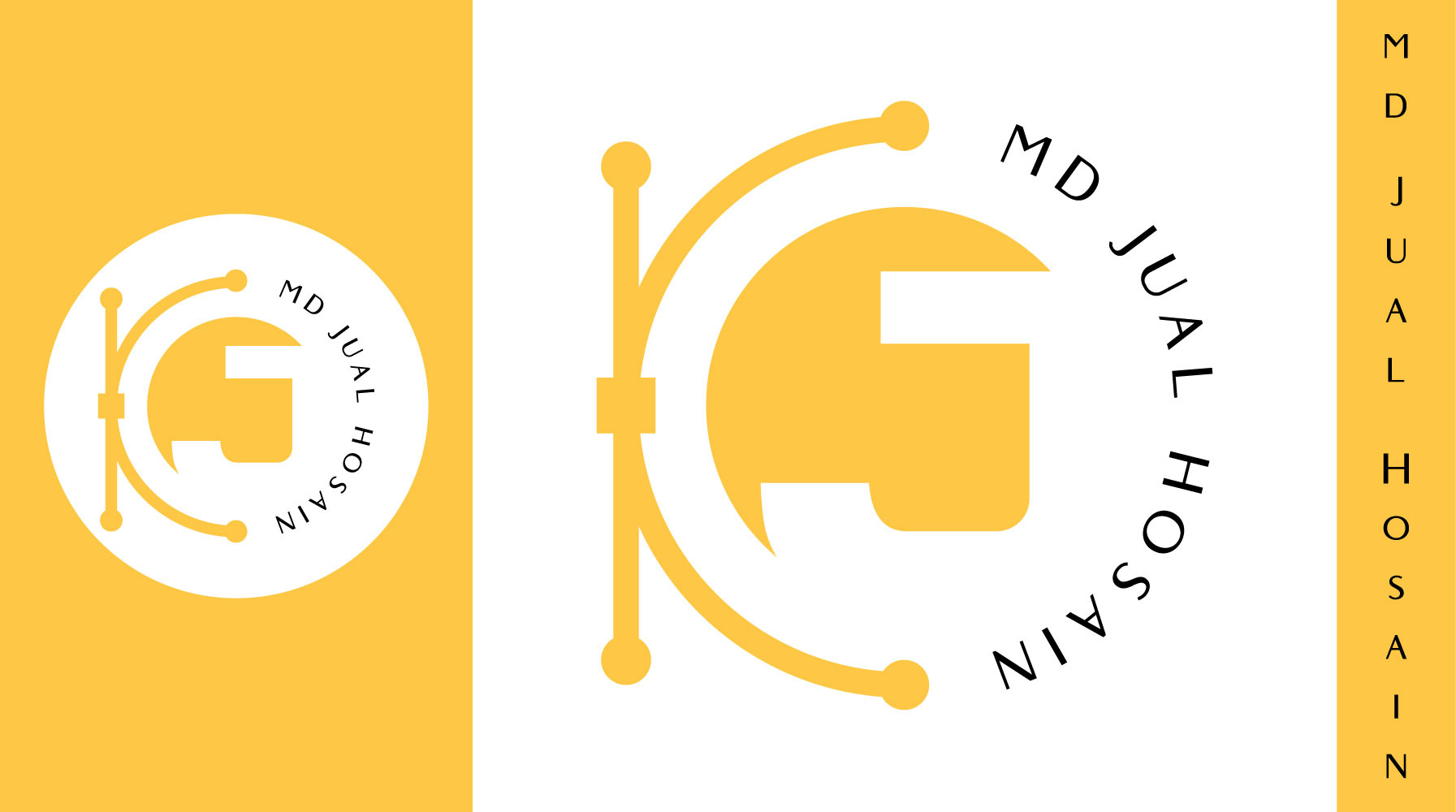 Designer - Md Jual Hosain Logo branding graphic design icon icons jual jual hosain logo personal logo