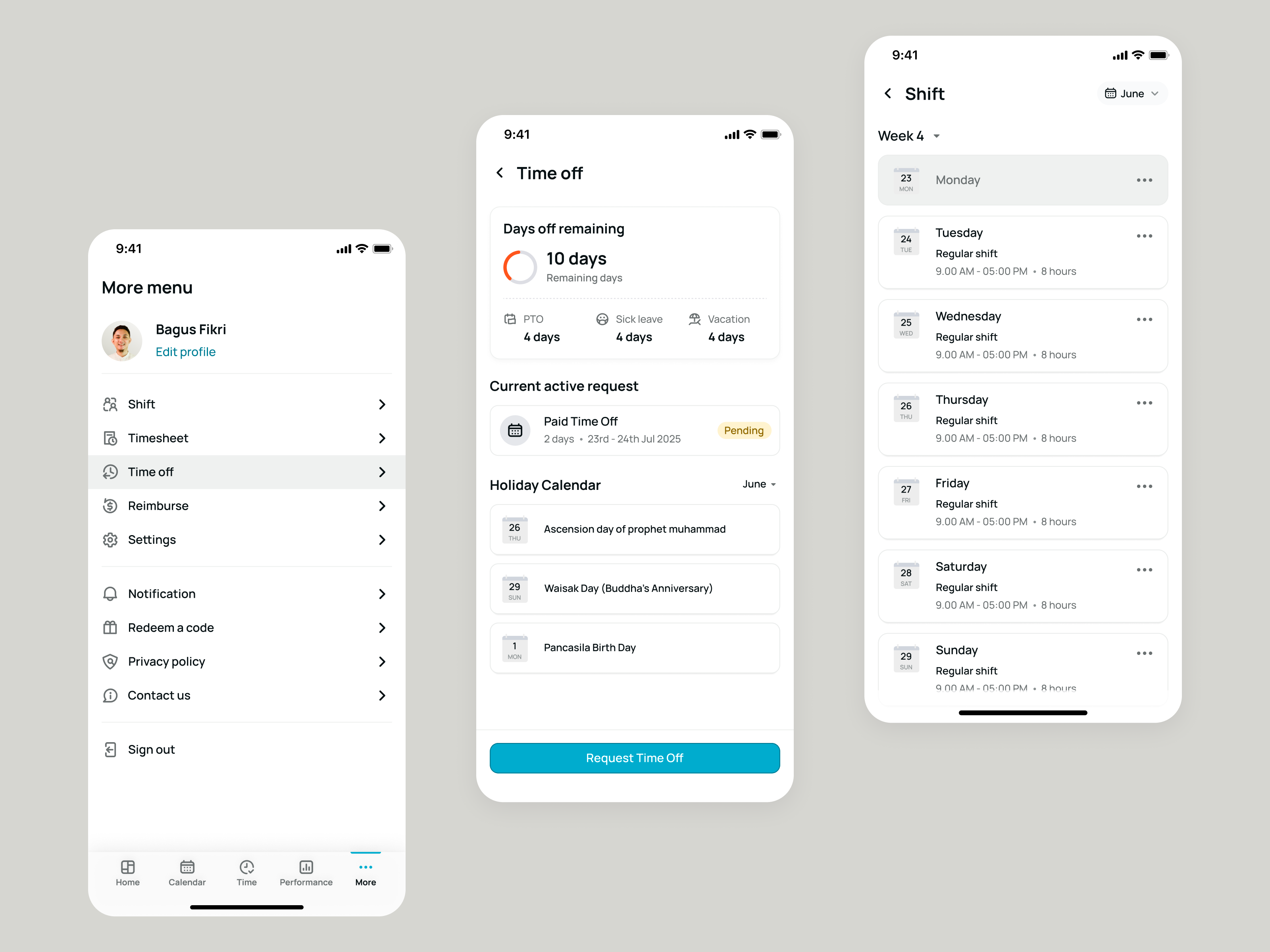 Schedulo — Shift & Time off Management in Mobile Booking App ai appointment booking booking app business calendar employee marketing mobile app people operation product design saas saas design schedule service staff shift time off ui ux wellness services