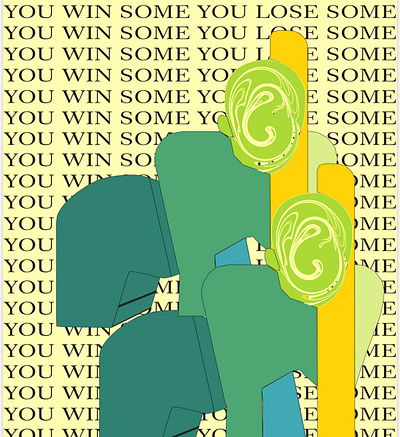 You Win Some, You Lose Some abstract adobe design digitalart female graphic design illustration illustrator vector women